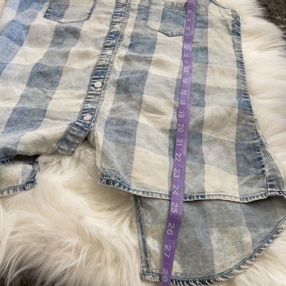 Blue checkered Tank Top - Picture 4 of 4